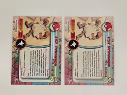 Primeape #57 - Holo+ None Holo - BLACK LOGO - SERIES 1 - TOPPS Pokemon Cards - Image 2