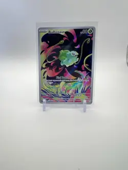 Pokemon TCG Bulbasaur 133/132 IR Mega Evolution Card NM - Image 1