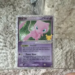 Pokemon TCG Mew ex 90 HP EX Holo Psychic Basic Card The Pokemon Company English - Image 1