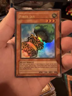Fiber Jar LOD-056 Ultra Rare Holo Unlimited Yugioh TCG Konami Trading Card - Image 1