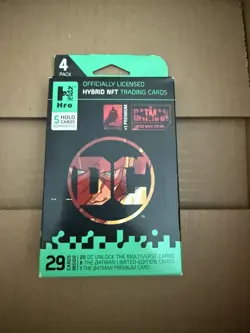 HRO Chapter 1 (4 Booster Pack Premium) Hanger Box New (THE BATMAN CARD) SEALED - Image 1