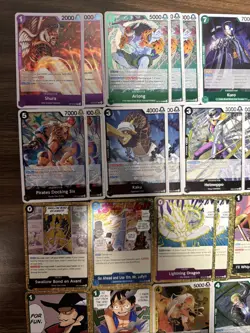 One Piece TCG Rare 55 Card Lot Near Mint OP13, 14, and 15 EB 03 And 04 - Image 2