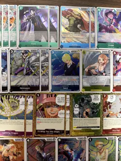 One Piece TCG Rare 55 Card Lot Near Mint OP13, 14, and 15 EB 03 And 04 - Image 3