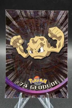 Topps Pokemon #74 Geodude - TV Animation Edition Card - 1999 - NM Near Mint ++ - Image 1