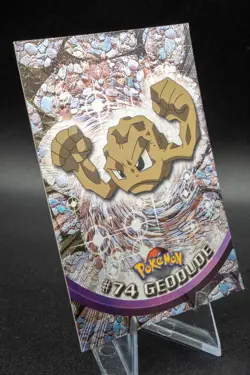 Topps Pokemon #74 Geodude - TV Animation Edition Card - 1999 - NM Near Mint ++ - Image 2