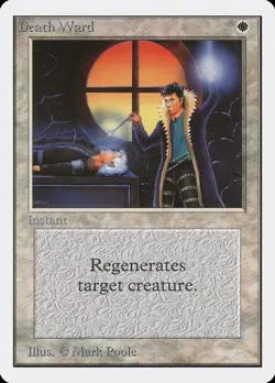 Death Ward Unlimited NM White Common MAGIC THE GATHERING MTG CARD ABUGames - Image 1