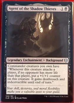MTG Agent of the Shadow Thieves 108 Commander Legends Battle for Baldurs Gate NM - Image 1