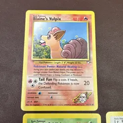 Pokemon Gym Heros Lot Of 7 Common Cards, Condition Is mostly MP - HP - Image 2