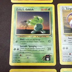 Pokemon Gym Heros Lot Of 7 Common Cards, Condition Is mostly MP - HP - Image 3