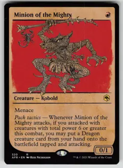 Minion of the Mighty (Showcase) Normal R AFR 320 NM - Image 1
