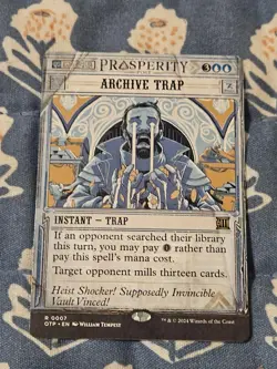 Archive Trap - Outlaws of Thunder Junction: Breaking News Magic MTG - Image 1