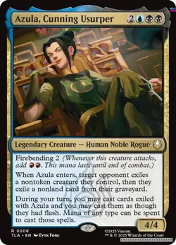 Azula, Cunning Usurper [TLA - 208] - NM [Foil] TCG MTG - Image 1