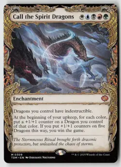 Call the Spirit Dragons (Showcase) Tarkir: Dragonstorm (309) - MTG - Image 1