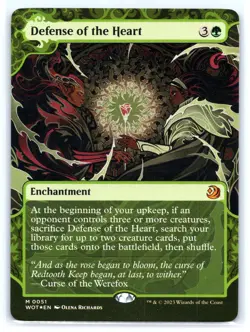 FOIL MTG Defense of the Heart (51/103) Wilds of Eldraine Enchanting Tales NM - Image 1