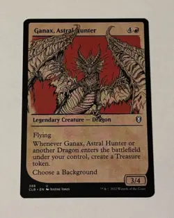 MTG Ganax, Astral Hunter SHOWCASE CLB: Battle For Baldur’s Gate LP - Image 1