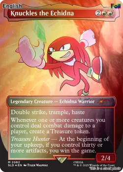 Knuckles the Echidna (Rainbow Foil) [SLD - 2082] - Image 1
