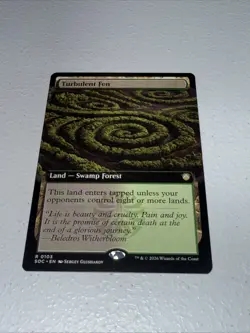 Turbulent Fen (Extended Art) Commander: Secrets of Strixhaven Regular - Image 1