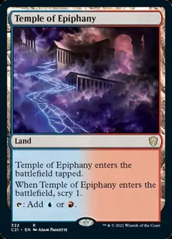 Temple of Epiphany - Light Play MTG Commander 2021 Strixhaven - Image 1