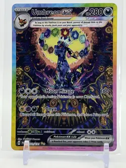 Pokemon Umbreon EX Prismatic Evolutions 161/131 SIR *Read Description* - Image 1