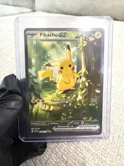 Pokemon Pikachu ex 276/217 Ascended Heroes Holo - NM/M PACK FRESH PSA 10 Cont - Image 3