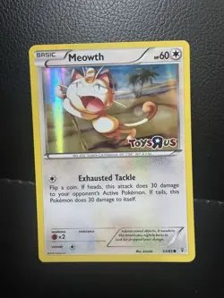 Meowth 53/83 Toys R Us Promo Generations 2016 Holo Pokemon Card TCG NM - Image 1