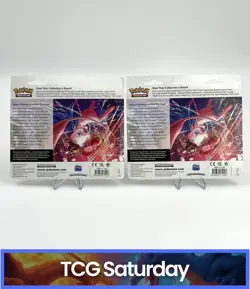 2021 POKEMON SWSH FUSION STRIKE 3-PACK BLISTER EEVEE & ESPEON SEALED LOT OF 2 - Image 2