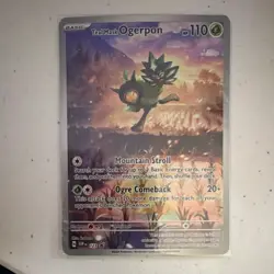 Pokemon Teal Mask Ogerpon 123 SV Promo Holo Basic Grass 110HP promo sealed - Image 1