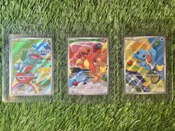 Pokemon TCG 30th Anniversary First Partner Kanto Starters Gen 1 Full Set - Image 1