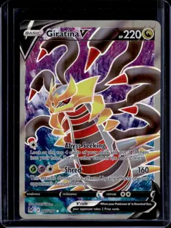 2022 Pokemon SWSH Lost Origin Giratina V #185/196 - Image 1