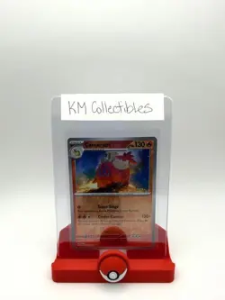 #012/091 Camerupt Reverse Holo Uncommon - Pokemon Paldean Fates English NM - Image 3