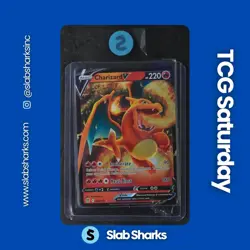 2022 POKEMON SWORD & SHIELD BRILLIANT STARS #017/172 CHARIZARD V ULTRA RARE - Image 1