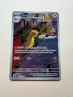 Pokemon TCG Gumshoos 153/132 Illustration Rare Holo Me01: Mega Evolution 2025 - Image 1