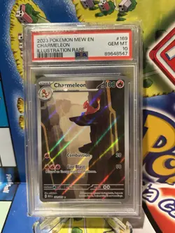 2023 POKEMON MEW EN-151 #169 CHARMELEON ILLUSTRATION RARE PSA 10 ENGLISH - Image 1