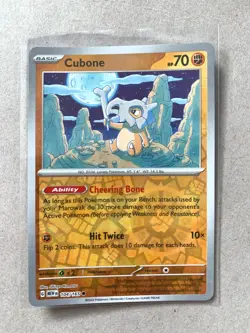 Pokemon TCG: Scarlet & Violet 151 - Reverse Holo - 104/165 - Cubone - Image 1