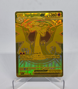 Mega Charizard X EX 130/094 Gold NM/M Phantasmal Flames Pokemon TCG - Image 1