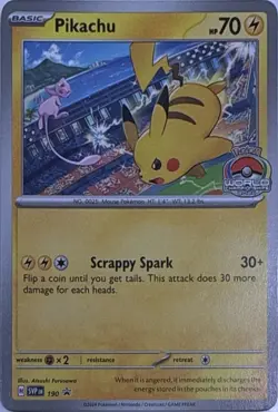 Pikachu 190 P Scarlet & Violet Promo Pokemon NM - Image 1