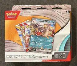 Pokemon Mabosstiff ex Showcase Box Factory Sealed Promo + 3 Booster (1 Box) - Image 1