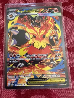 Pokemon TCG Ascended Heroes Mega Emboar ex Special Illustration Spanish 273/217 - Image 1