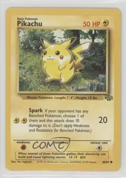 Pikachu Pokemon Jungle #60 1999 - Image 1