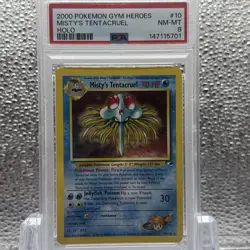 Pokemon PSA 8 Misty's Tentacruel Gym Heroes Holo Rare - Image 1