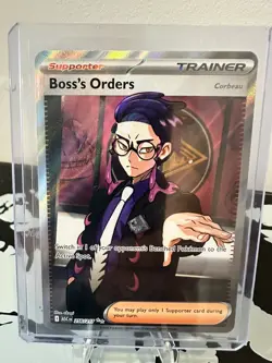 Boss's Orders 256/217 Ascended Heroes Pokemon TCG Full Art Rare NM - Image 1