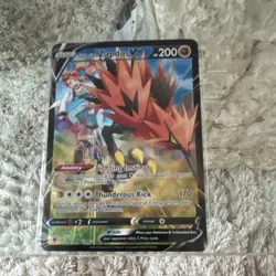 Pokemon Astral Radiance Galarian Zapdos V TG19/TG30 Full Art Holo Ultra Rare 20… - Image 1