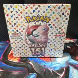 Pokemon TCG - Japanese 151 Booster Box - NEW/Factory Sealed - WITH Shrink Wrap - Image 1