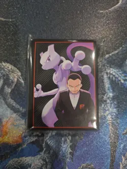 Pokemon TCG Giovanni & Mewtwo Sleeves - 65ct Sealed - Destined Rivals SV10 - Image 1