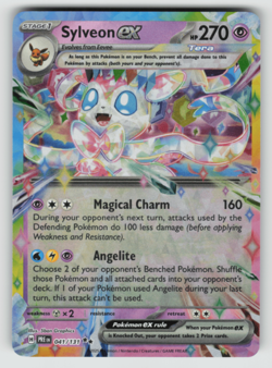 Sylveon ex Pokemon Prismatic Evolutions 041/131 Double Rare NM - Image 1
