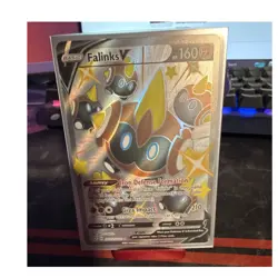 Pokemon TCG Falinks V SV115/SV122 Shining Fates Shiny Vault Full Art Holo EN - Image 1
