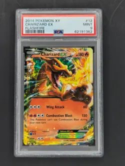 2014 POKEMON XY FLASHFIRE #12 CHARIZARD EX PSA 9 - Image 1