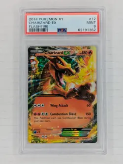 2014 POKEMON XY FLASHFIRE #12 CHARIZARD EX PSA 9 - Image 4