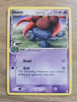 Pokemon Gloom 42/110 Delta Species EX Holon Phantoms - Image 1