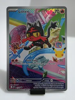 2025 Pokemon ME: Mega Evolution Promo Litten - 044 NM - Image 1